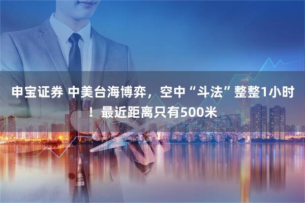 申宝证券 中美台海博弈,空中“斗法”整整1小时!最近距离只有500米