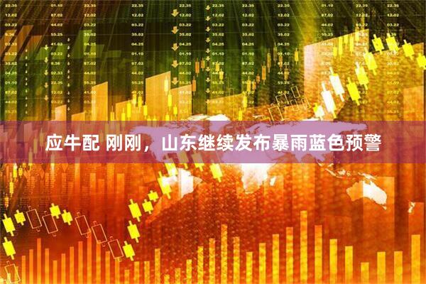 应牛配 刚刚，山东继续发布暴雨蓝色预警